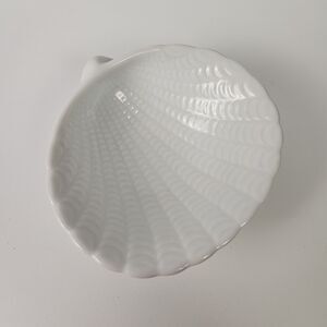 Vtg Ebeling Reuss Golden Crown E&R Porcelain Clam Shell Trinket Dish Kaiser